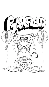 coloriage Garfield en ligne