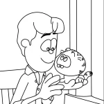 coloriage Garfield à imprimer
