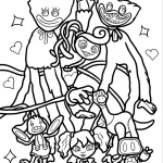 coloriage Huggy Wuggy et dessin a imprimer