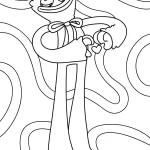 coloriage Huggy Wuggy pour enfant de 6 ans
