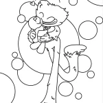 coloriage Huggy Wuggy à imprimer gratuitement pdf