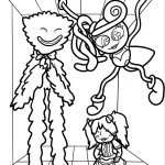 coloriage Huggy Wuggy a colorier en ligne