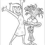 coloriage Inside Out 2 et decoupage a imprimer gratuit