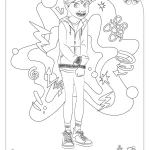 coloriage Inside Out 2 à imprimer pour enfant de 6 ans