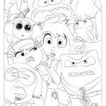 coloriage Inside Out 2 à imprimer pour enfant de 6 ans
