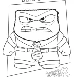 coloriage Inside Out 2 à imprimer kawaii