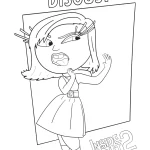 coloriage Inside Out 2 à imprimer pour enfant de 8 ans