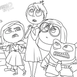 coloriage Inside Out 2 pour enfant de 10 ans