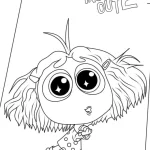 coloriage Inside Out 2 à imprimer pour enfant de 3 ans