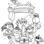 coloriage Inside Out 2 et découpage à imprimer