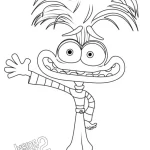coloriage Inside Out 2 a imprimer gratuit