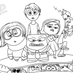 coloriage Inside Out 2 en ligne pour enfant
