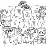 coloriage Inside Out 2 pour enfant gratuit