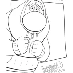 coloriage Inside Out 2 pour enfant de 4 ans