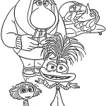 coloriage Inside out 2 à imprimer gratuit