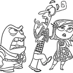 coloriage Inside out 2 à imprimer