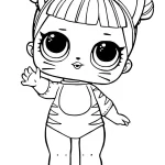 coloriage LOL Surprise pour enfant de 5 ans