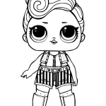 coloriage LOL Surprise à imprimer pour enfant de 4 ans