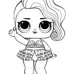 coloriage LOL Surprise pour enfant de 7 ans