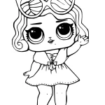 coloriage LOL Surprise pour enfant de 4 ans