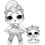 coloriage LOL Surprise à imprimer a4