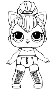 coloriage LOL Surprise pour primaire