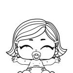 coloriage LOL Surprise pour enfant de 5 ans