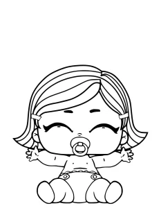 coloriage LOL Surprise pour enfant de 5 ans