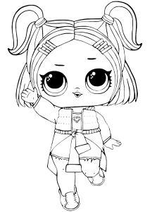 télécharger coloriage LOL Surprise gratuit