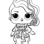 coloriage LOL Surprise à imprimer pour enfant de 12 ans