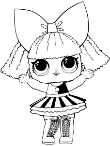 image pour coloriage LOL Surprise enfant
