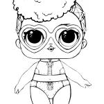 coloriage LOL Surprise et dessin a imprimer