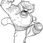coloriage Leopard à imprimer
