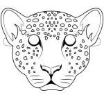 coloriage Leopard à imprimer gratuitement pdf
