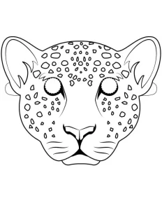 coloriage Leopard à imprimer gratuitement pdf