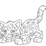 coloriage Leopard à imprimer pour enfant de 9 ans