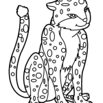 coloriage Leopard à imprimer pdf gratuit