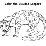 coloriage Leopard pour enfant de 6 ans