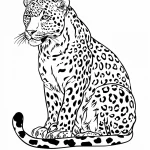 coloriage Leopard a imprimer gratuit