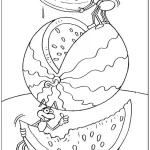 coloriage Pastèque et dessins