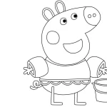 coloriage Peppa Pig pour enfant gratuit