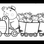 coloriage Peppa Pig pour enfant a imprimer gratuit