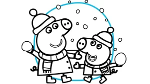 coloriage Peppa Pig d