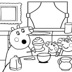 coloriage Peppa Pig pour enfants à imprimer