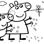 imprimer coloriage Peppa Pig