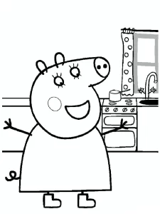 coloriage Peppa Pig à imprimer