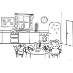 coloriage Peppa Pig pour bebe a imprimer