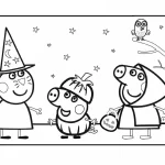 coloriage Peppa Pig gratuit a imprimer