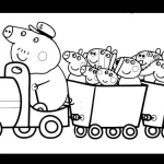coloriage Peppa Pig à imprimer pdf gratuit