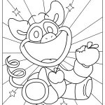 coloriage PickyPiggy à imprimer pour enfant de 7 ans